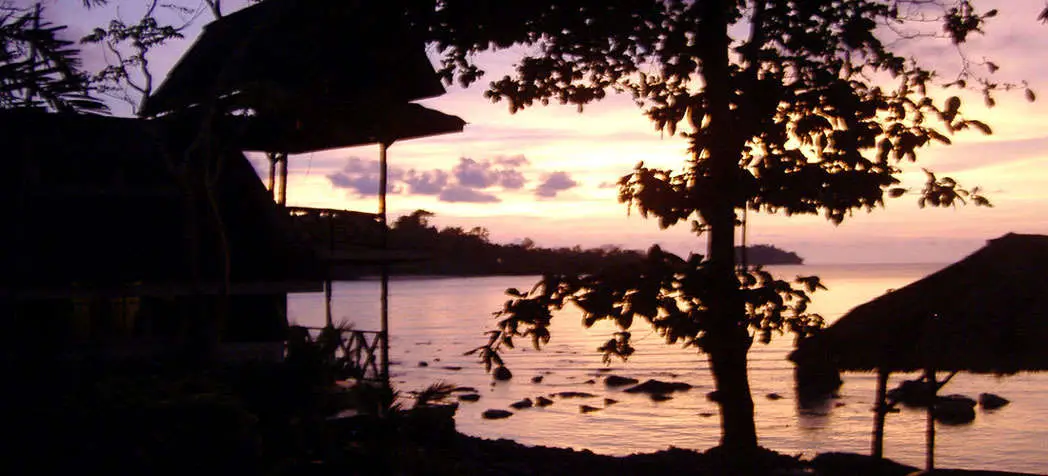 beautiful sunsets at Siam Bay